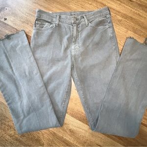 Mother weekender frey size 29 jeans grey